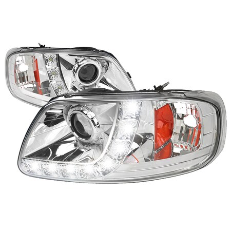 Spec-D Tuning 97-03 Ford F150 Chrome Projector Headlights 2LHP-F15097-RS
